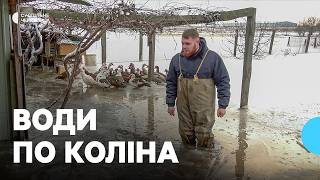 "Кури плавали майже обморожені": наслідки підтоплення на Черкащині долають другий день