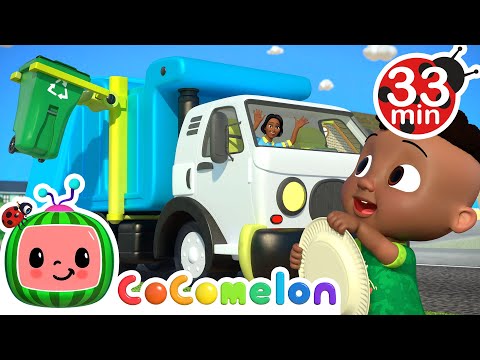 Wheels on the Recycling Truck + More CoComelon Nursery Rhymes & Kids Songs