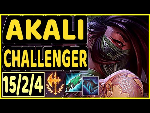 MAGIFELIX (AKALI) - 15/2/4 KDA CHALLENGER GAMEPLAY - EUW