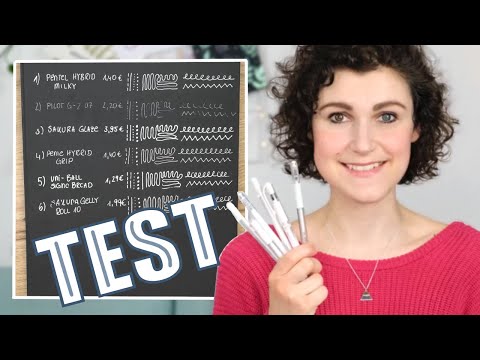 Bullet Journal Stifte Test - Welcher WEIßE GELROLLER ist am besten?