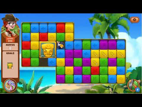 Lost Island Blast Adventure Level 256 - No Boosters