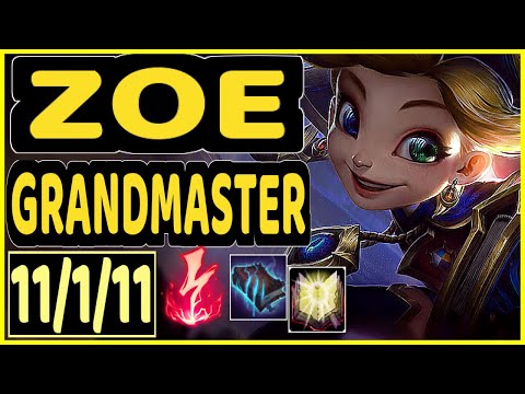 LVSYAN (ZOE) - 11/1/11 KDA GAMEPLAY - EUW Ranked GRANDMASTER