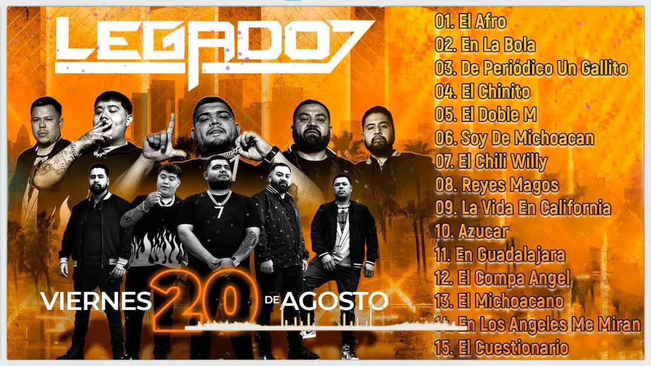 Legado 7 Corridos Exitos Mix - Corridos Tumbados Mix 2023 - Puros Corridos Belicos 2023