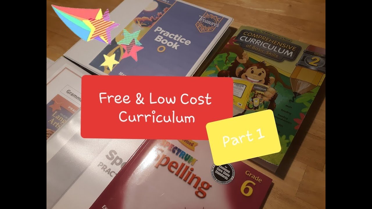 FREE & Low Cost Curriculum (part 1): Language Arts