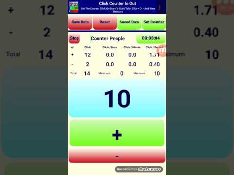 Click Tally Counter In Out Video