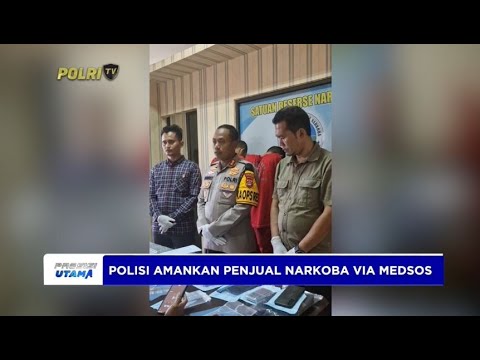 POLRES PANDEGLANG AMANKAN PENJUAL NARKOBA VIA MEDSOS