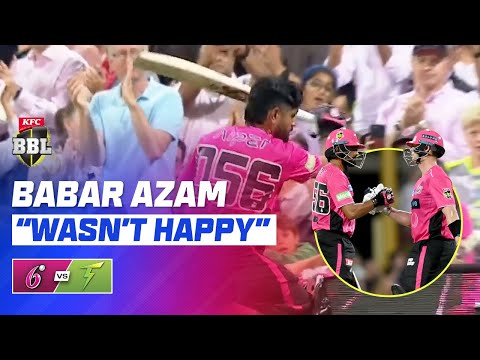 Babar Azam Frustrated After Steve Smith Keeps Strike | #BBL15
