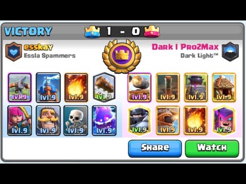 Rage Global Tournament with 3.0 Xbow — Clash Royale