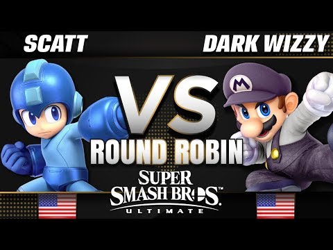 ScAtt (Snake/Mega Man/Inkling) vs. Dark Wizzy (Mario) - Smash Ultimate MVG Round-Robin