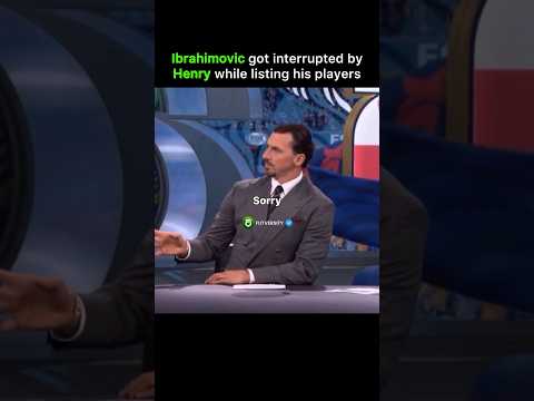 Zlatan Ibrahimovic IQ Got Tested By Thierry Henry 💀‼️