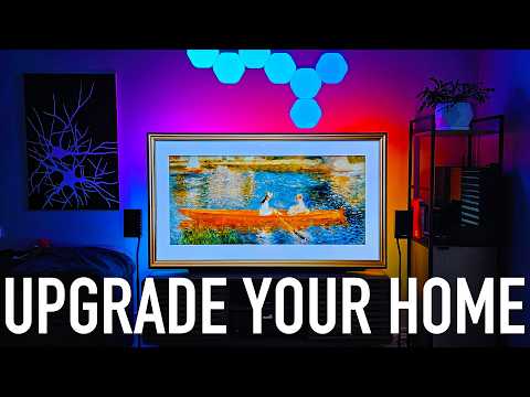 Best lightstrip EVER?! Nanoleaf Essentials Matter Smart Multicolor HD SETUP and REVIEW!