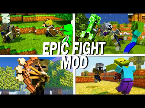 Insane Battles! Minecraft Combat Mod Showcase!