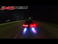 LOUD FLAME SHOOTING 5 7L DODGE CHALLENGER R T CUTTING UP IN TRAFFIC ASMR POV DRIVE
