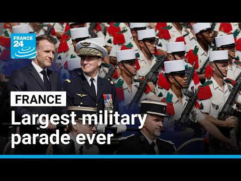 France holds largest military parade ever in large show of unity for Ukraine