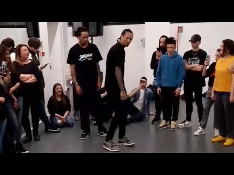 LES TWINS | LARRY Freestyle to KinjaBang _ Milan Workshop 2020 🔥🔥