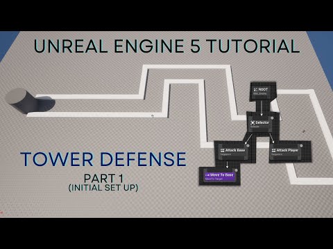 UE5 3rd Person Tower Defense Tutorial Part 1: Initial Set Up