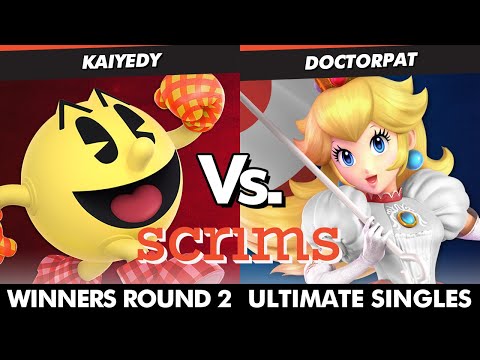 Scrims Showdown 38 - Kaiyedy (PAC-MAN) Vs. Doctorpat (Peach) SSBU Ultimate Tournament