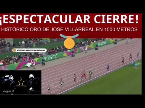 Jose Villarreal oro 1500 mts