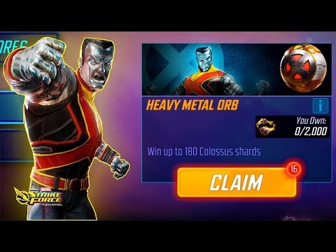 BEST 16x COLOSSUS ORB OPENING & UNLOCK! - MARVEL Strike Force