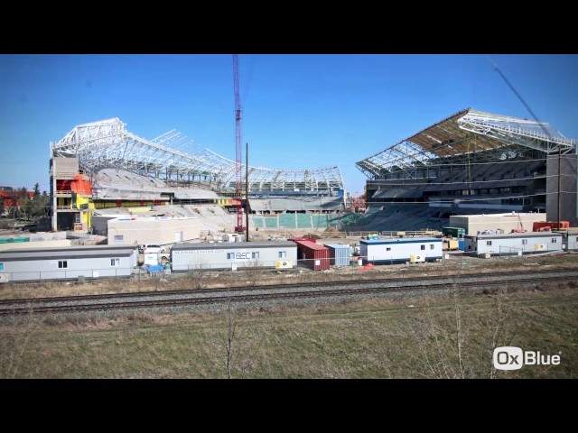 Mosaic Stadium: 3 Years in Under 100 Seconds