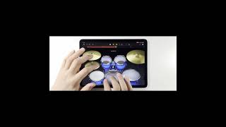 Download lagu Coldplay -- In My Place(Drums playing) on iPad (GarageBand) #shorts mp3