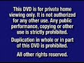 Navy Blue Warning Screens Walt Disney Home Video 2001