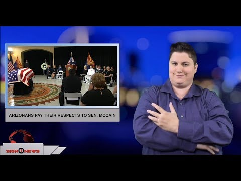 Arizonans pay their respects to Sen. McCain (ASL - 8.30.18)