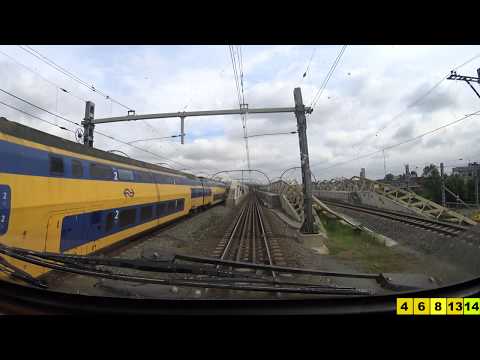 A train driver's view: Eindhoven - Amsterdam CS, VIRM, 25-May-2019.