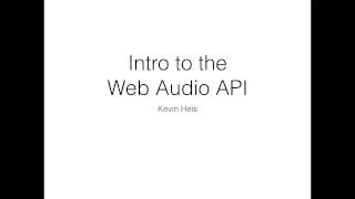 With the Web Audio API, build a drum machine &amp; synth