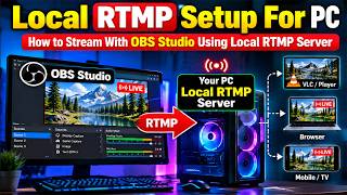Local RTMP Setup for PC | How to Stream with OBS Studio Using a Local RTMP Serve