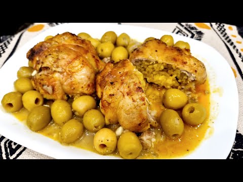 كويس فارسي (أفخاد دجاج محشوة بالأرز والجبن)