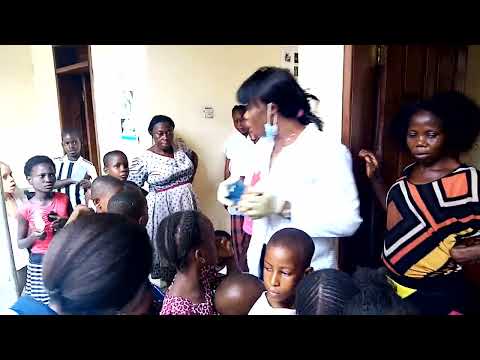 Children Recieving Bibles Free of Charge During Our Outreach in Bakana, Rivers State Nigeria.