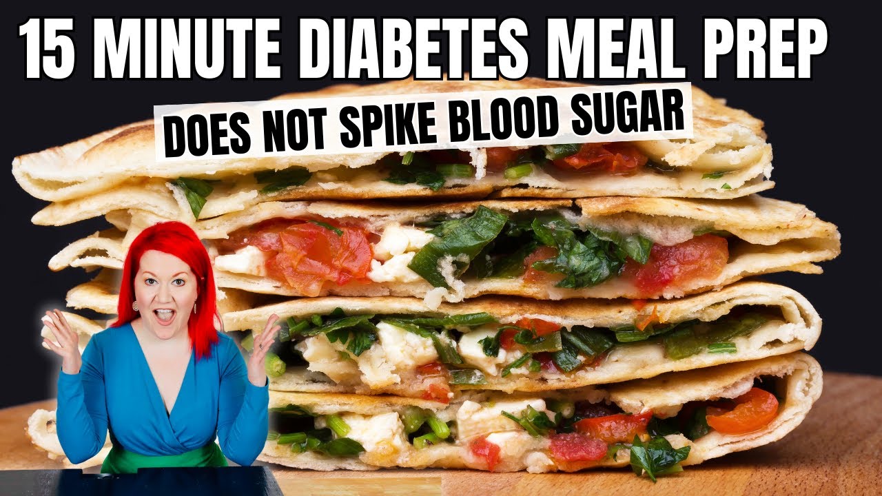 QUICK Low Carb Diabetic Meal Prep in Under 15 Minutes: EASY Diabetes & Prediabetes Lunch Recipe