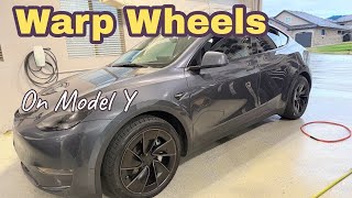 Model 3 Performance Wheels On My Model Y? Do They Fit & What Tire Size? Tesla Warp 20" Rims