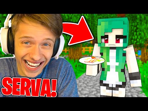 IVIE FA LA MIA SERVA PER UN GIORNO!! - Villa di Minecraft