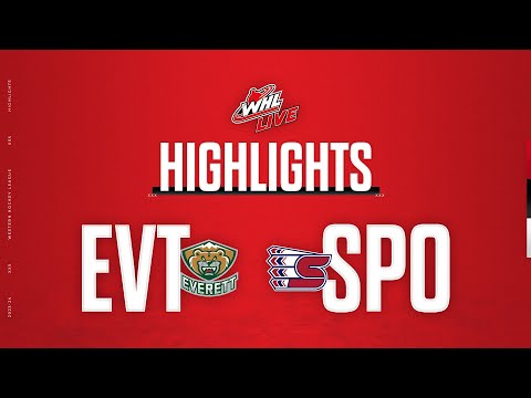 Everett Silvertips at Spokane Chiefs 1/30 | WHL Highlights 2023-24