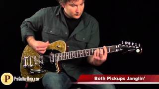 Video thumbnail for Reverend Flatroc 15th Anniversary - Gold Metal Flake by ProGuitarShopDemos