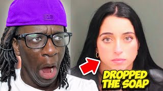 SHE DROPPED THE SOAP IN PRISON😂
