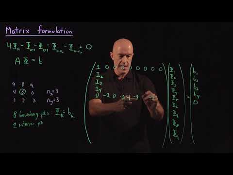 Matrix Formulation of the Laplace Equation | Lecture 64 | Numerical Methods for Engineers
