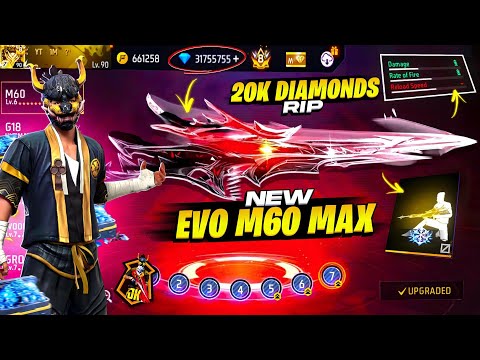NEW EVO M60 MAX 💥 || NEW EVO VAULT EVENT FREE FIRE || FREE FIRE NEW EVENT TODAY || FF NEW EVENT
