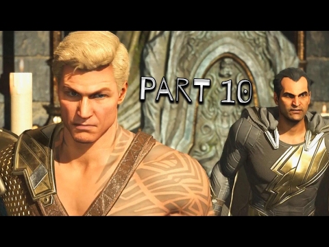 Injustice 2 Walkthrough Gameplay Part 10 - Aquaman & Black Adam (Story Mode)
