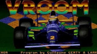 Vroom gameplay (PC Game, 1991)