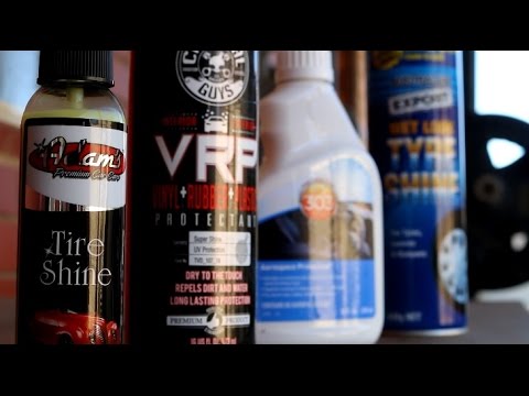 Detailing Video Putting Tyre Shines To The Test | Adam’s Car Care | Chemical Guys | 303 AeroSpace