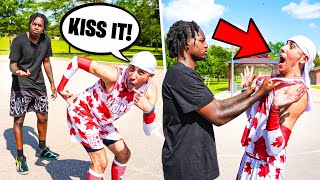 WE ALMOST FOUGHT! 1v1 Against Sus Hooper Not So Air Jordan!