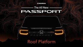 Honda 2026 Passport | Roof Platform