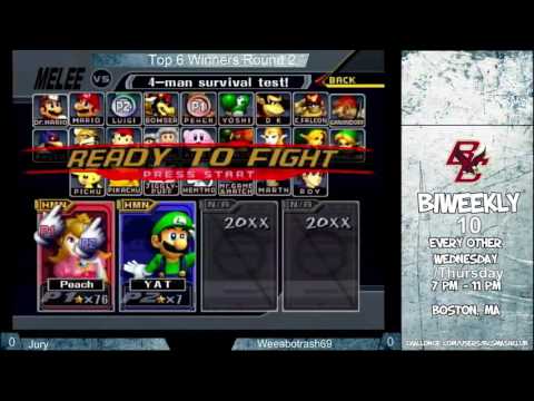 BC Biweekly 10: Winner's Semis - Jury (Peach) vs. weeabootrash69 (Luigi)