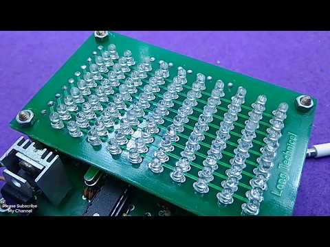 10 band LED Spectrum analyzer 20HZ - 20KHZ SCHEMATIC,PCB,CODE Video