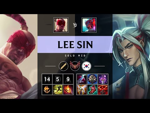 Lee Sin Mid vs Yone - KR Grandmaster Patch 25.09