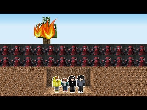 Minecraft DEADPOOLLAR'A KARŞI %100 GÜVENLİ SIĞINAK!