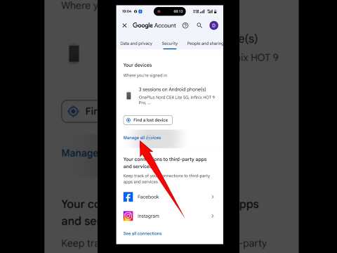 Google Account Unusual Login Device Check | Gmail Account Login Device Check #shorts